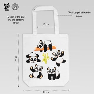 Panda Tote Bag