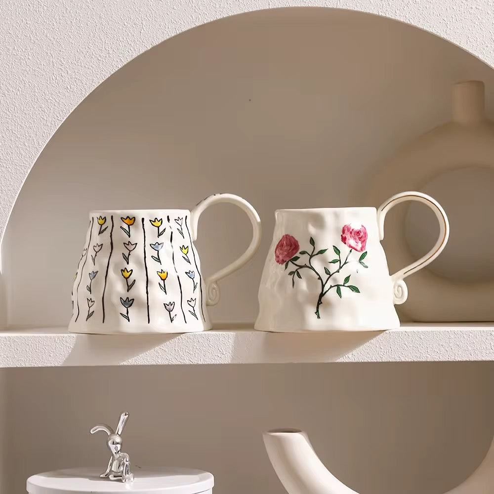 Botanical Design Fancy Mugs | ARIKA