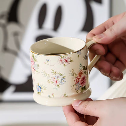 Vintage Style Petal Calm Ceramic Mug | ARIKA