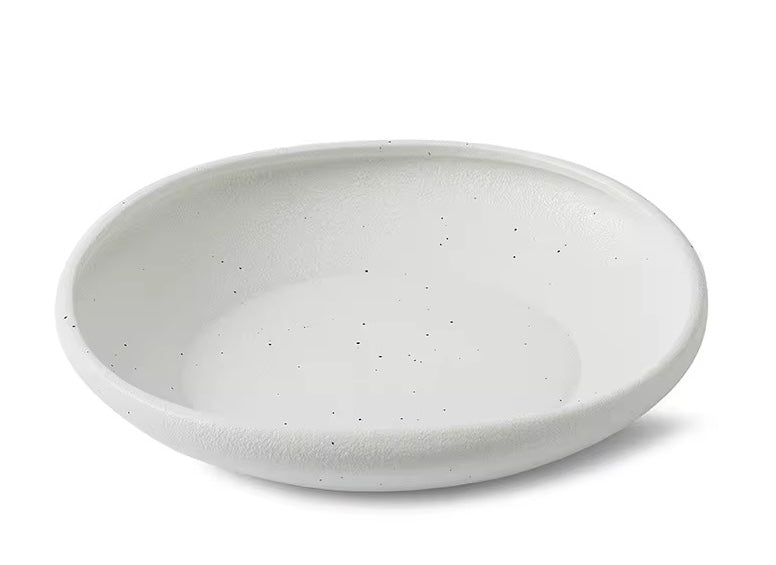 Speckled Ceramic Plate – Minimal Disc Design | 9.45 inch | ARIKA
